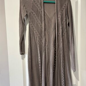 Style & Co. Petite Knit Cardigan in Brown